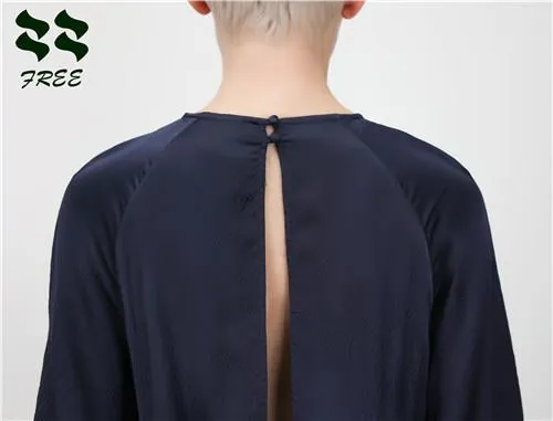 Center back with high slit